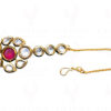 Ruby & Kundan Studded Beautiful Maang Tikka Ethnic Indian Wedding Jewelry FT-1001