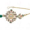 Kundan Studded Beautiful Maang Tikka With Chain Wedding Jewelry FT-1002