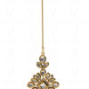 Kundan Studded Beautiful Maang Tikka With Chain Wedding Jewelry FT-1002