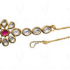 Ruby & Kundan Studded Beautiful Maang Tikka With Chain Wedding Jewelry FT-1005