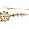 Ruby & Kundan Studded Beautiful Maang Tikka With Chain Wedding Jewelry FT-1005