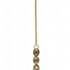 Ruby & Kundan Studded Beautiful Maang Tikka With Chain Wedding Jewelry FT-1009