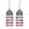 Multi Tourmaline Gemstone Faceted Bead Earrings GE06-1010
