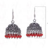 Coral Gemstone Round Bead Earrings GE06-1011