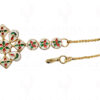 Kundan Studded Beautiful Maang Tikka With Chain Wedding Jewelry FT-1013
