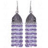 Amethyst Gemstone Faceted Bead Earrings GE06-1023