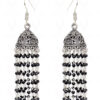 Natural Black Spinel Gemstone Bead Earrings GE06-1027