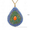 Green Onyx, Chalcedony & Carnelian Gemstone Studded Pacchi Set PP-1029