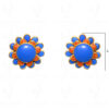 Carnelian & Dumortierite Gemstone Studded Pacchi Set PP-1031