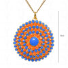 Carnelian & Dumortierite Gemstone Studded Pacchi Set PP-1031