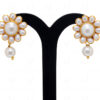 Pearl Studded Pacchi Art Pendant & Earring Set - PN-1044