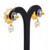 Pearl Studded Pacchi Art Pendant & Earring Set - PN-1044