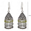 Peridot, Labradorite & Aquamarine Gemstone Faceted Bead Earrings GE06-1115