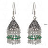 Emerald & Moonstone Faceted Bead Earrings GE06-1127