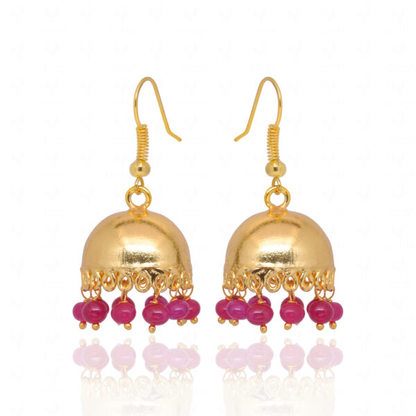Ruby Color Stone Earrings For Women (Red) GE06-1144