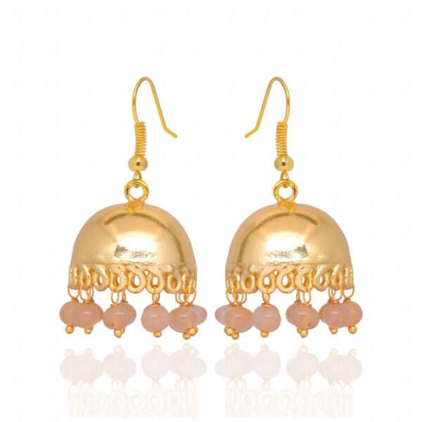 Yellow Sapphire Color Stone Earrings For Women (Yellow) GE06-1145