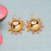 Yellow Sapphire Color Stone Earrings For Women (Yellow) GE06-1145