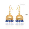 Blue Sapphire Color Stone Earrings For Women (Blue) GE06-1146