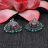 Ruby & Emerald Gemstone Beautiful Jhumki Style Earrings For Women GE06-1150