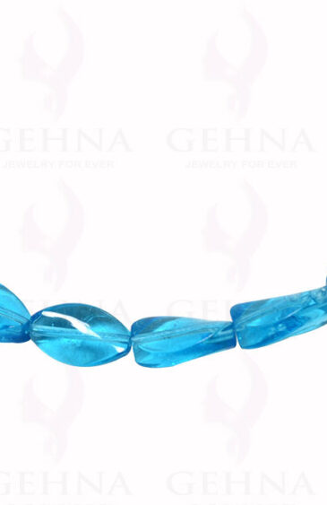 Blue Color Oval Shape Crystal String With Elements – CN-1009