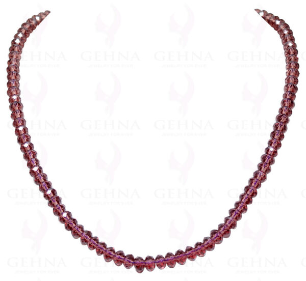 Brown Color Faceted Crystal Beads String - CN-1010
