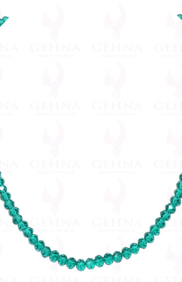 Sky Blue Color Faceted Crystal Beads String – CN-1011