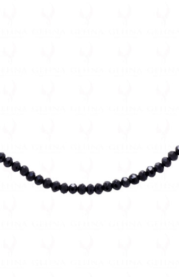 Black Spinel Color Bead Necklace – CN-1020