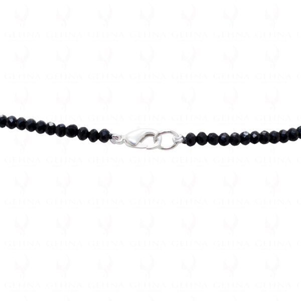 Black Spinel Color Bead Necklace - CN-1020