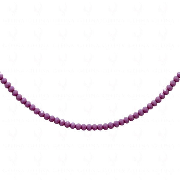 Chalcedony Color Bead Necklace - CN-1037