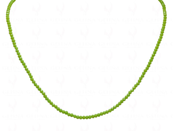 Chrysoprase Color Bead Necklace - CN-1038