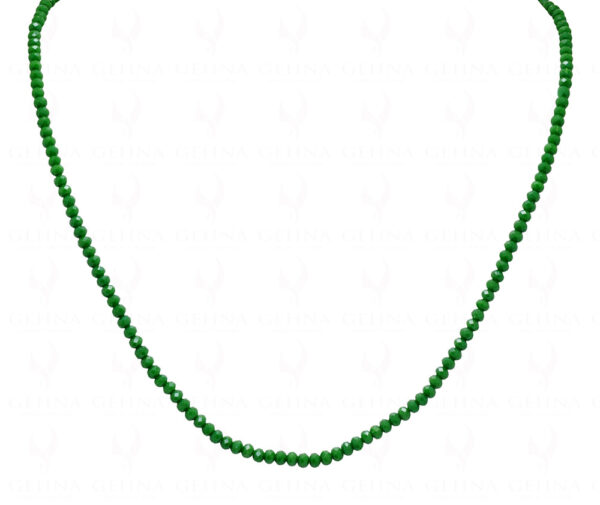 Emerald Color Bead Necklace - CN-1042