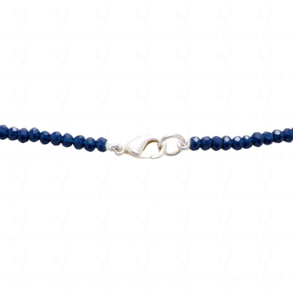 Blue Sapphire Color Bead Necklace - CN-1045