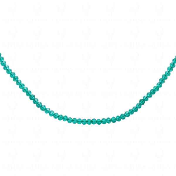 Zambian Emerald Green Color Bead Necklace - CN-1049