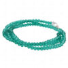 Zambian Emerald Green Color Bead Necklace - CN-1049