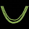 3 Rows Of Peridot Color Bead Necklace - CN-1052