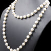 44" Inches Long Pearl Bead Necklace - CN-1058