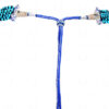 5 Rows Of Turquoise & Black Onyx Synthetic Bead Necklace  - CN-1060