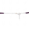 Necklace Of Peridot Amethyst Stone Studded Pendant With Amethyst Beads - CN-1063