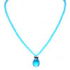 Necklace Of Topaz Spinel Stone Studded Pendant With Topaz Beads - CN-1064