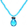 Necklace Of Topaz Spinel Stone Studded Pendant With Topaz Beads - CN-1064