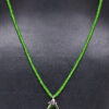 Necklace Of Amethyst Peridot Stone Studded Pendant With Amethyst Beads - CN-1066
