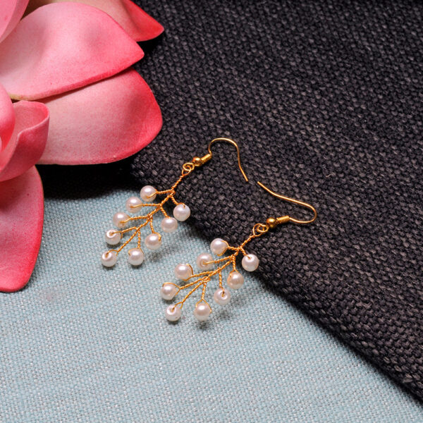 Pearl Glass Beads Earrings For Women & Girls CE-1067