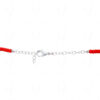 Necklace Of Coral & Spinel Stone Studded Pendant With Stylish Beads - CN-1069