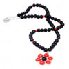 Necklace Of Jasper & Spinel Stone Studded Pendant With Stylish Beads - CN-1071