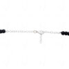 Necklace Of Jasper & Spinel Stone Studded Pendant With Stylish Beads - CN-1071
