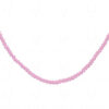 Necklace Of Rose Quartz Stone Beaded Necklace - CN-1072