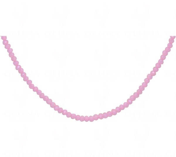 Necklace Of Rose Quartz Stone Beaded Necklace - CN-1072