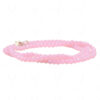 Necklace Of Rose Quartz Stone Beaded Necklace - CN-1072