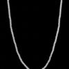 Necklace Of Stylish White Crystal Stone Beaded Necklace - CN-1073