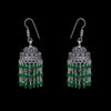 Gehna Jaipur Emerald Green Color Zircon Beads Jhumki Earring For Girls & Women GE03-1007 - Image 5